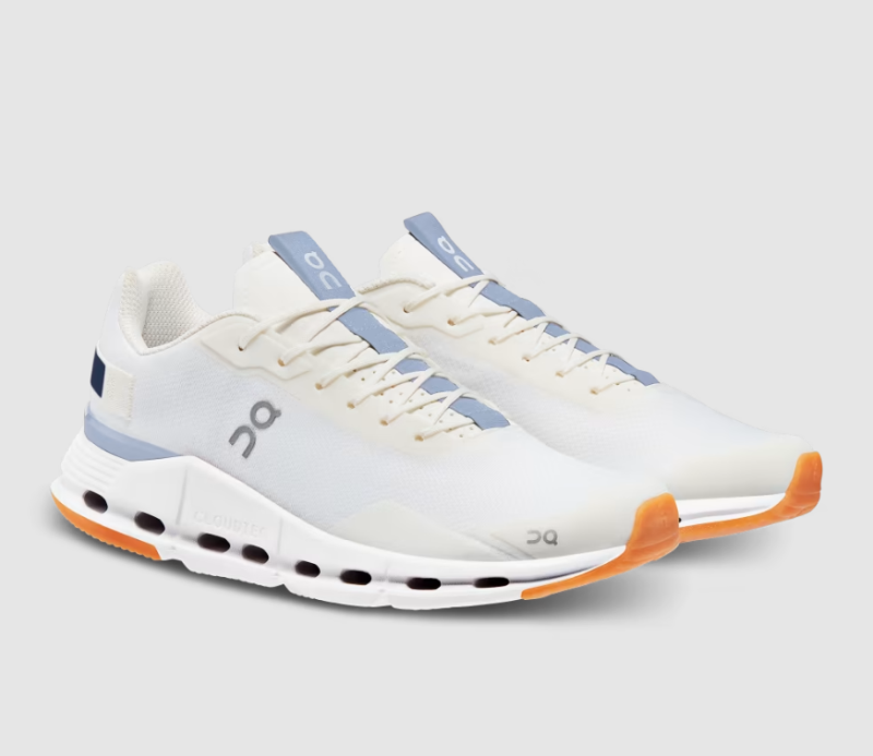 On Running Shoes Men's Cloudnova Form-White | Heather