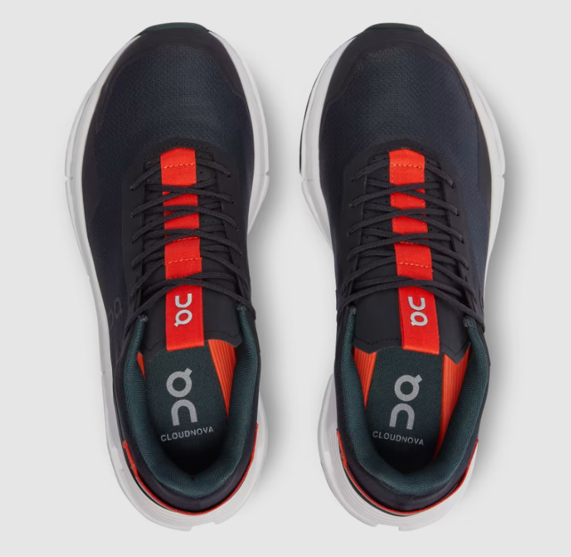 On Running Shoes Men's Cloudnova Form-Black | Flame