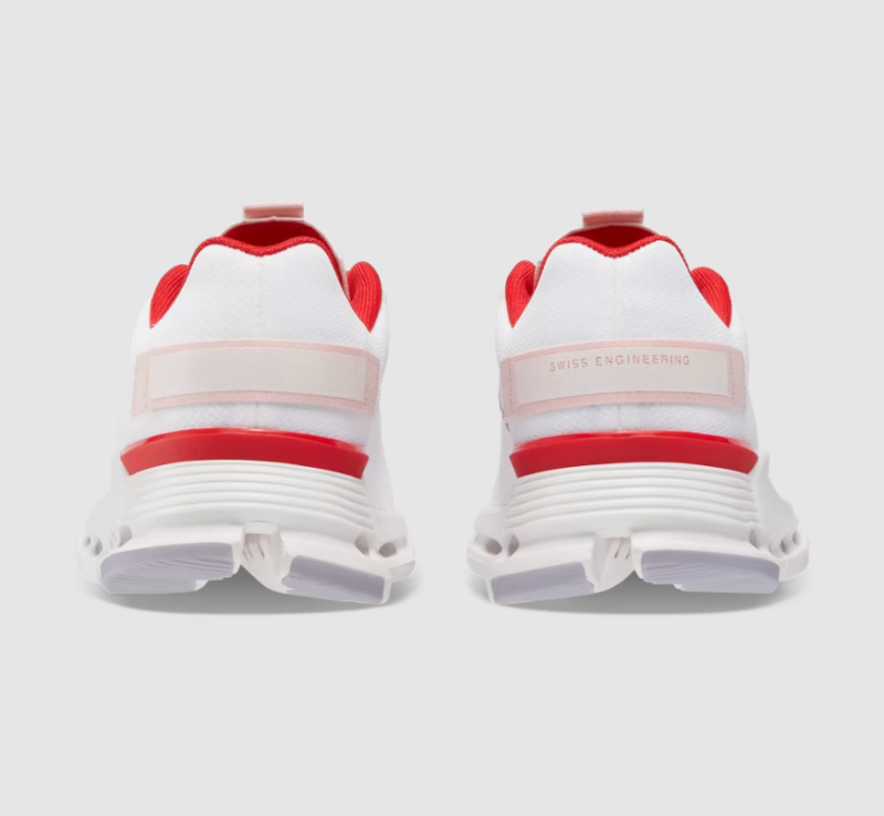 On Running Shoes Men's Cloudnova Form-White | Red