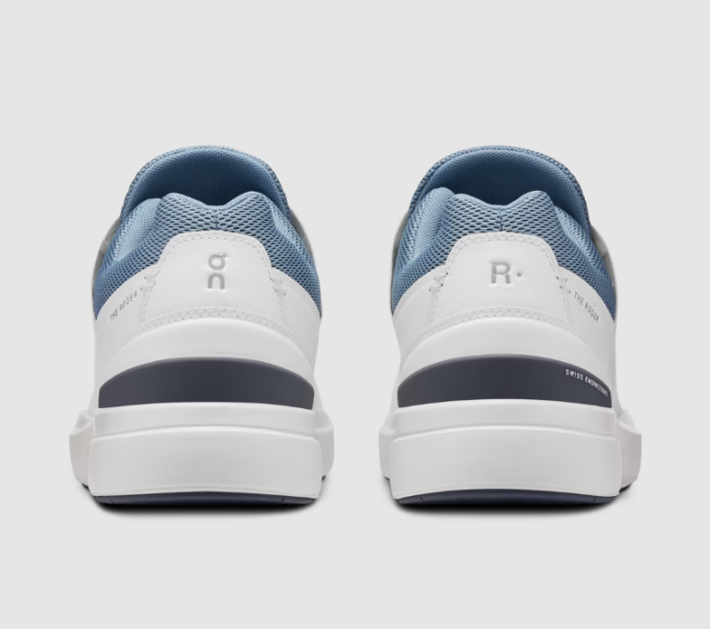 On Running Shoes Women's THE ROGER Advantage-White | Chambray - Click Image to Close