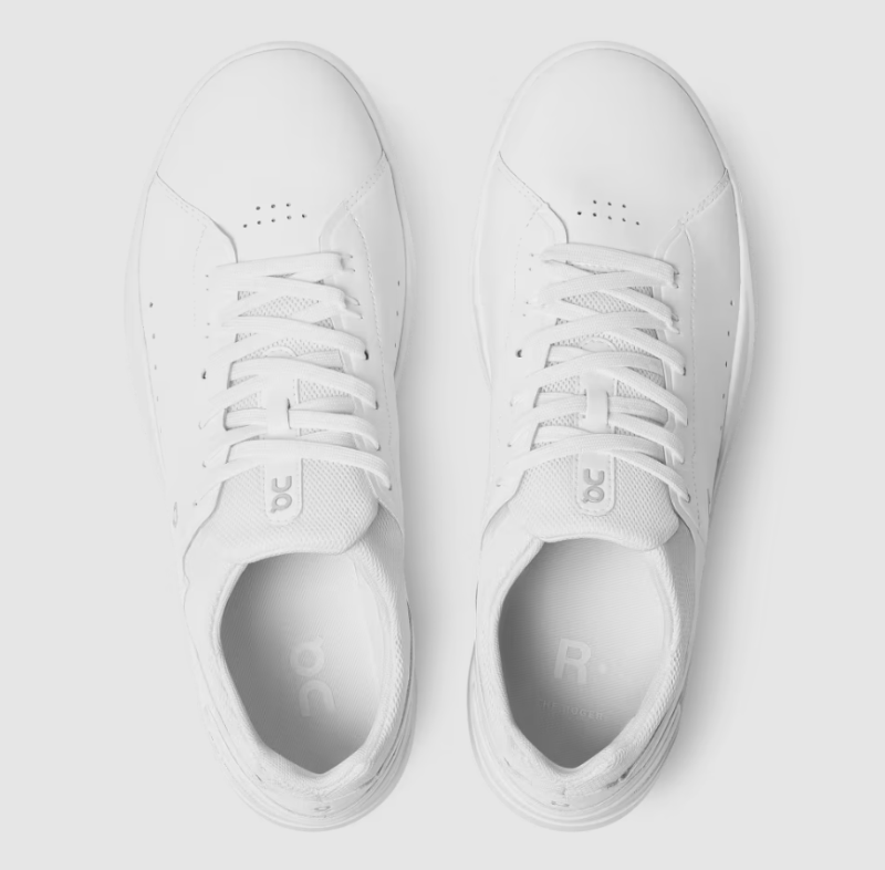 On Running Shoes Men's THE ROGER Advantage-All White - Click Image to Close