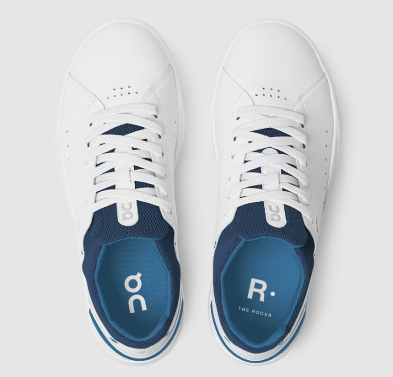 On Running Shoes Women's THE ROGER Advantage-White | Cobalt