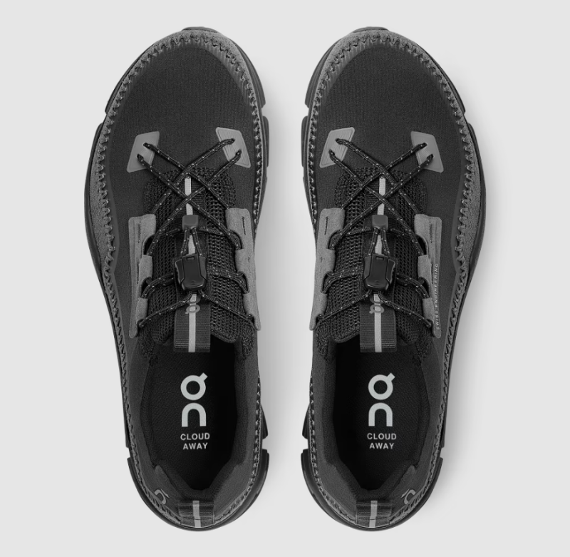 On Running Shoes Men's Cloudaway-Black | Rock - Click Image to Close