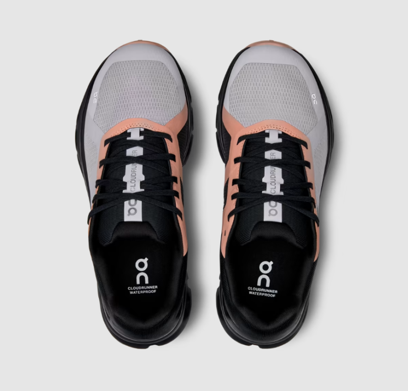 On Running Shoes Men's Cloudrunner Waterproof-Fade | Black