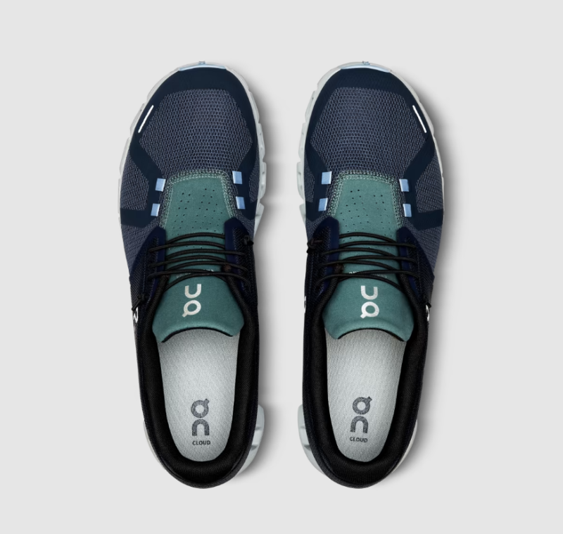 On Running Shoes Men's Cloud 5-Midnight | Navy - Click Image to Close