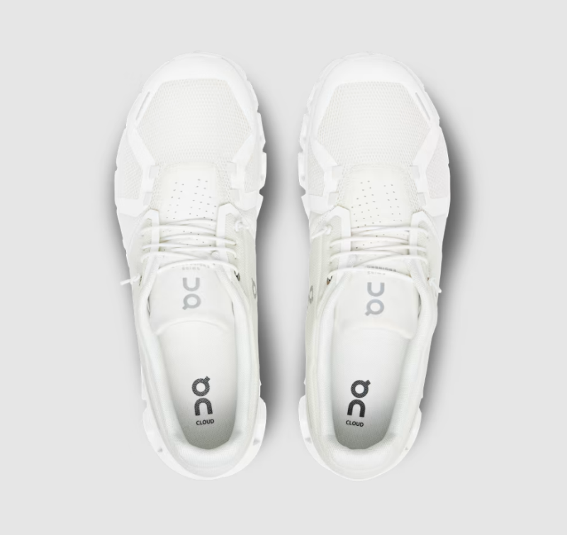 On Running Shoes Men's Cloud 5-Undyed-White | White - Click Image to Close