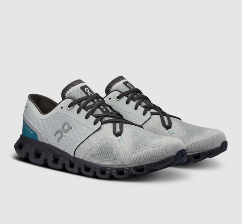 On Running Shoes Men's Cloud X 3-Glacier | Iron - Click Image to Close