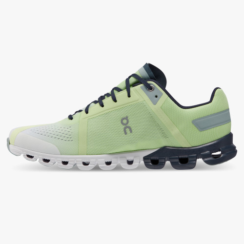 On Running Shoes Men's Cloudflow-Meadow | White