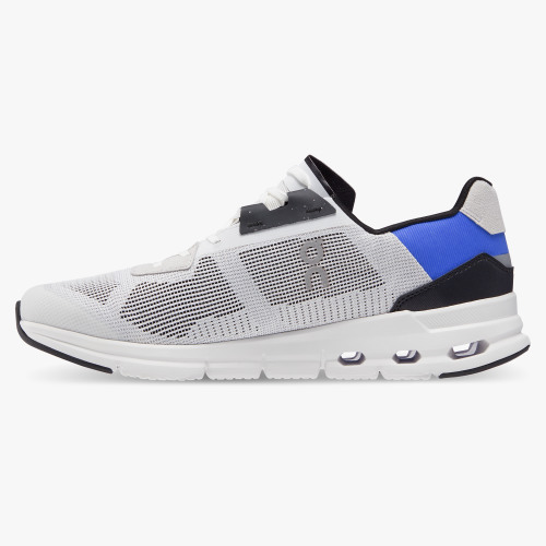 On Running Shoes Men's Cloudrift-White | Cobalt - Click Image to Close