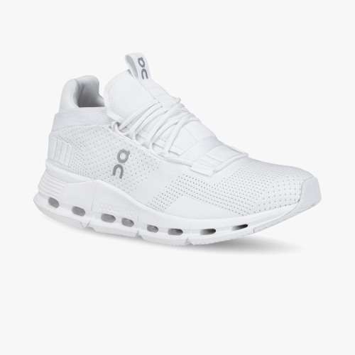 On Running Shoes Women's Cloudnova-All | White - Click Image to Close