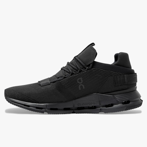 On Running Shoes Men's Cloudnova-Black | Eclipse - Click Image to Close