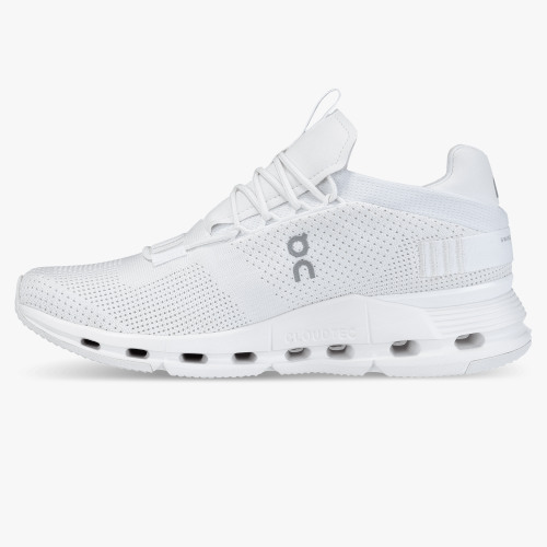 On Running Shoes Men's Cloudnova-All | White - Click Image to Close