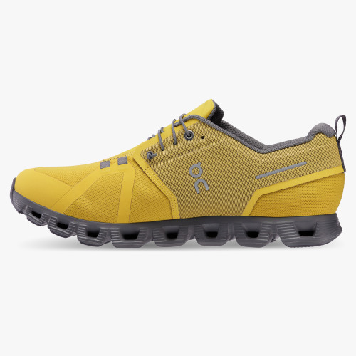 On Running Shoes Men's Cloud 5 Waterproof-Mustard | Rock - Click Image to Close