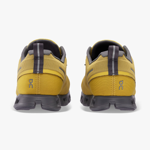 On Running Shoes Men's Cloud 5 Waterproof-Mustard | Rock
