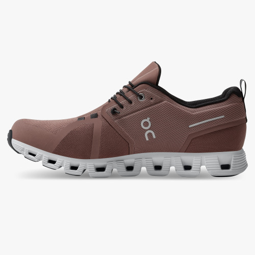 On Running Shoes Men's Cloud 5 Waterproof-Cocoa | Frost - Click Image to Close