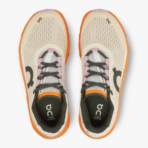 On Running Shoes Women's Cloudmonster Fawn|Turmeric - Click Image to Close