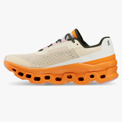On Running Shoes Women's Cloudmonster Fawn|Turmeric - Click Image to Close