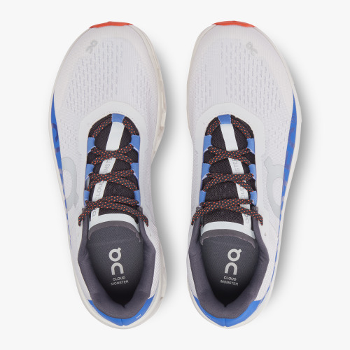 On Running Shoes Men's Cloudmonster-Frost | Cobalt - Click Image to Close