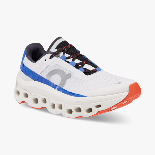 On Running Shoes Women's Cloudmonster-Frost | Cobalt - Click Image to Close