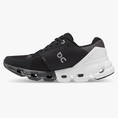 On Running Shoes Women's Cloudflyer 4-Black | White - Click Image to Close