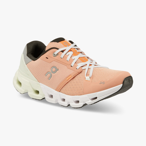 On Running Shoes Women's Cloudflyer 4-Peach | Aloe - Click Image to Close