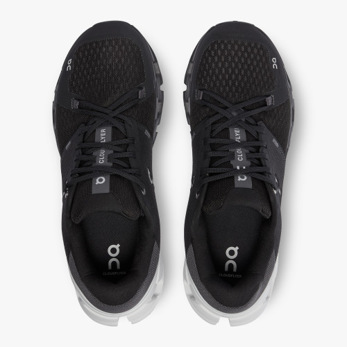 On Running Shoes Men's Cloudflyer 4-Black | White