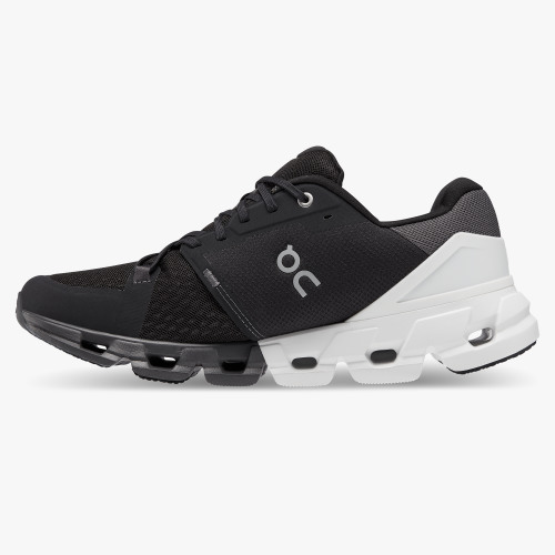 On Running Shoes Men's Cloudflyer 4-Black | White - Click Image to Close
