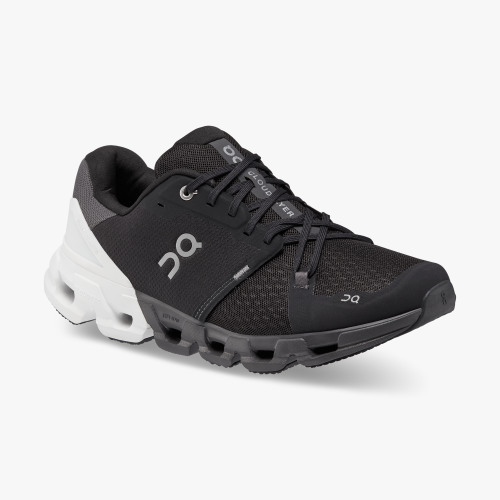 On Running Shoes Men's Cloudflyer 4-Black | White - Click Image to Close