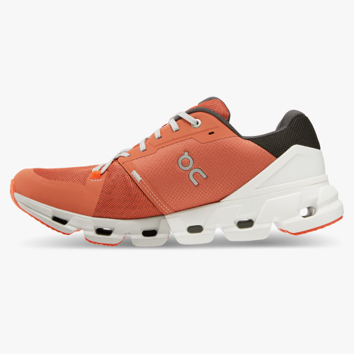On Running Shoes Men's Cloudflyer 4-Ginger | White - Click Image to Close