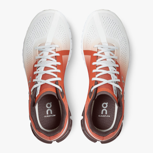 On Running Shoes Women's Cloudflow-Rust | White