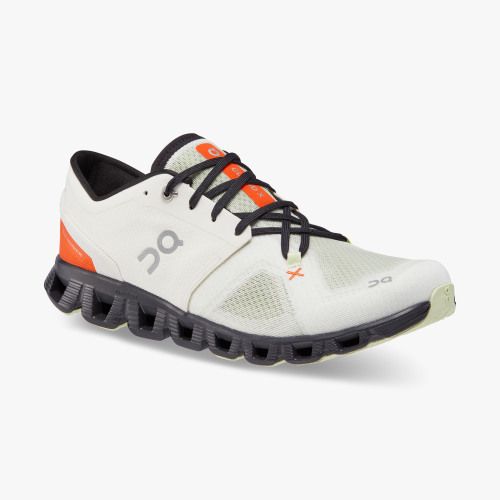 On Running Shoes Men's Cloud X 3-Ivory | Flame