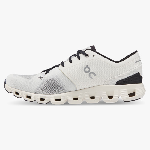 On Running Shoes Men's Cloud X 3-Ivory | Black - Click Image to Close