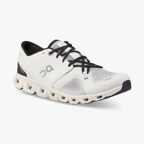 On Running Shoes Men's Cloud X 3-Ivory | Black - Click Image to Close
