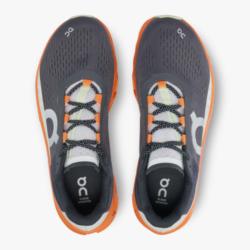 On Running Shoes Men's Cloudmonster-Eclipse | Turmeric - Click Image to Close