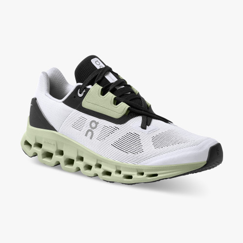 On Running Shoes Women's Cloudstratus-White | Black