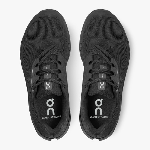 On Running Shoes Women's Cloudstratus-Black