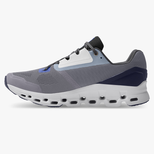 On Running Shoes Men's Cloudstratus-Fossil | Midnight - Click Image to Close