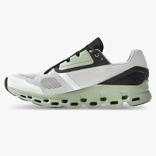 On Running Shoes Men's Cloudstratus-White | Black - Click Image to Close