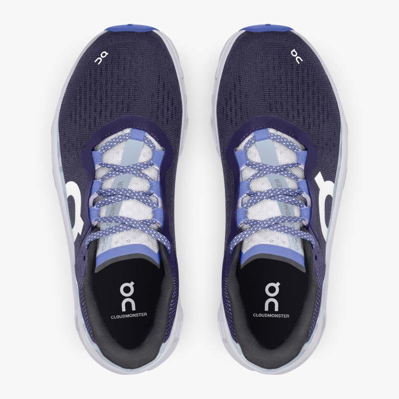 On Running Shoes Men's Cloudmonster-Acai | Lavender - Click Image to Close