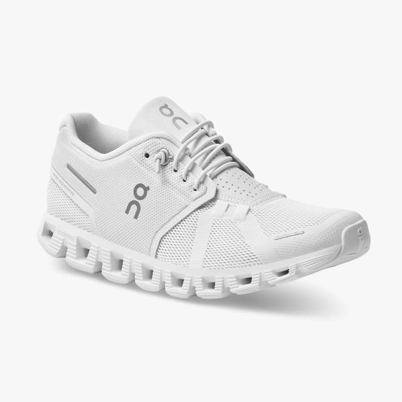 On Running Shoes Women's Cloud 5-All | White - Click Image to Close