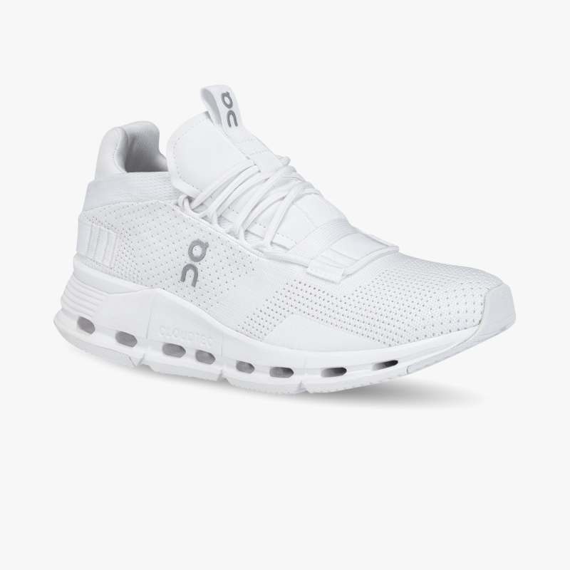 On Running Shoes Men's Cloudnova-All | White - Click Image to Close