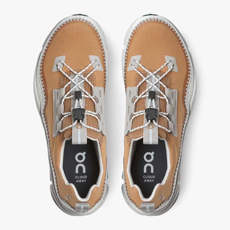On Running Shoes Men's Cloudaway-Almond | Glacier - Click Image to Close