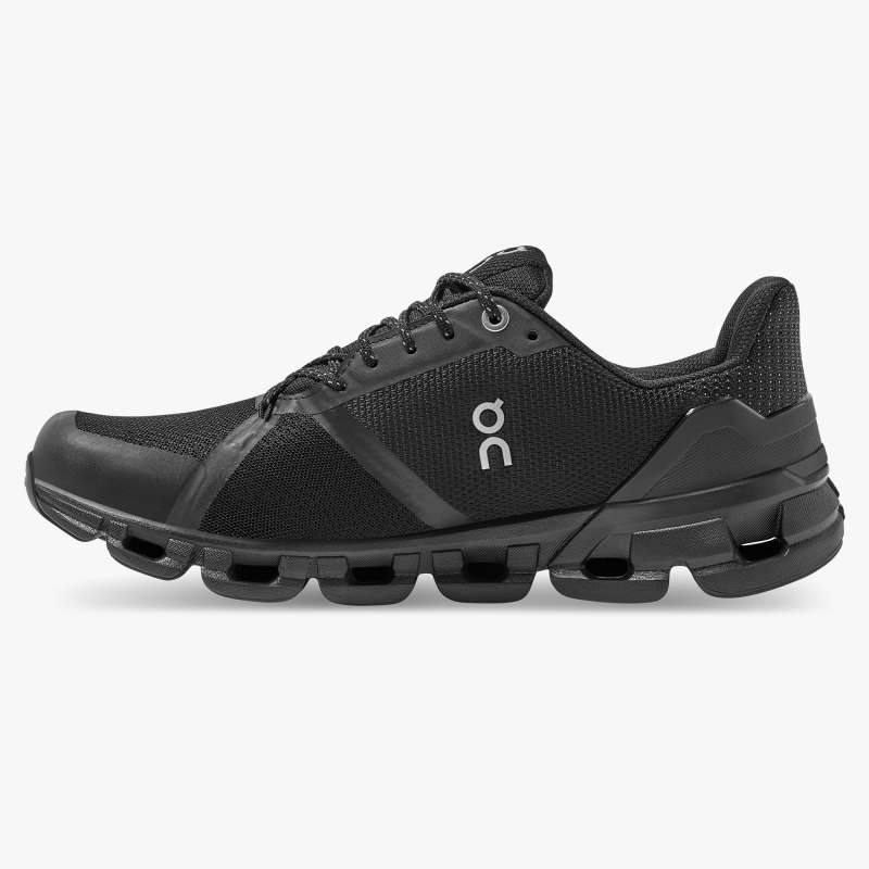 On Running Shoes Women's Cloudflyer Waterproof-Black | Lunar