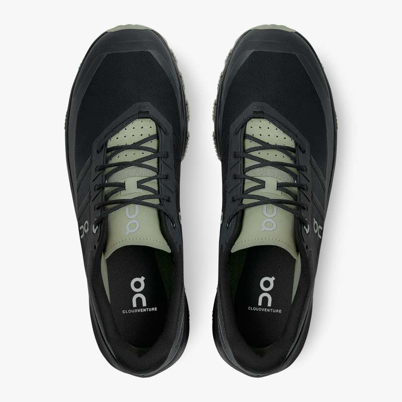 On Running Shoes Men's Cloudventure-Black | Reseda