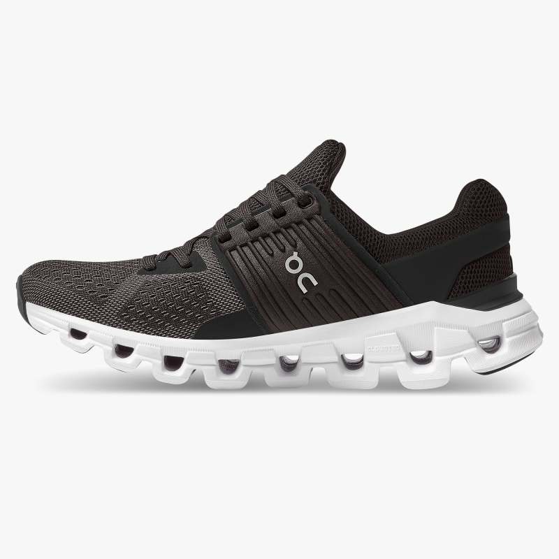 On Running Shoes Women's Cloudswift-Black | Rock - Click Image to Close