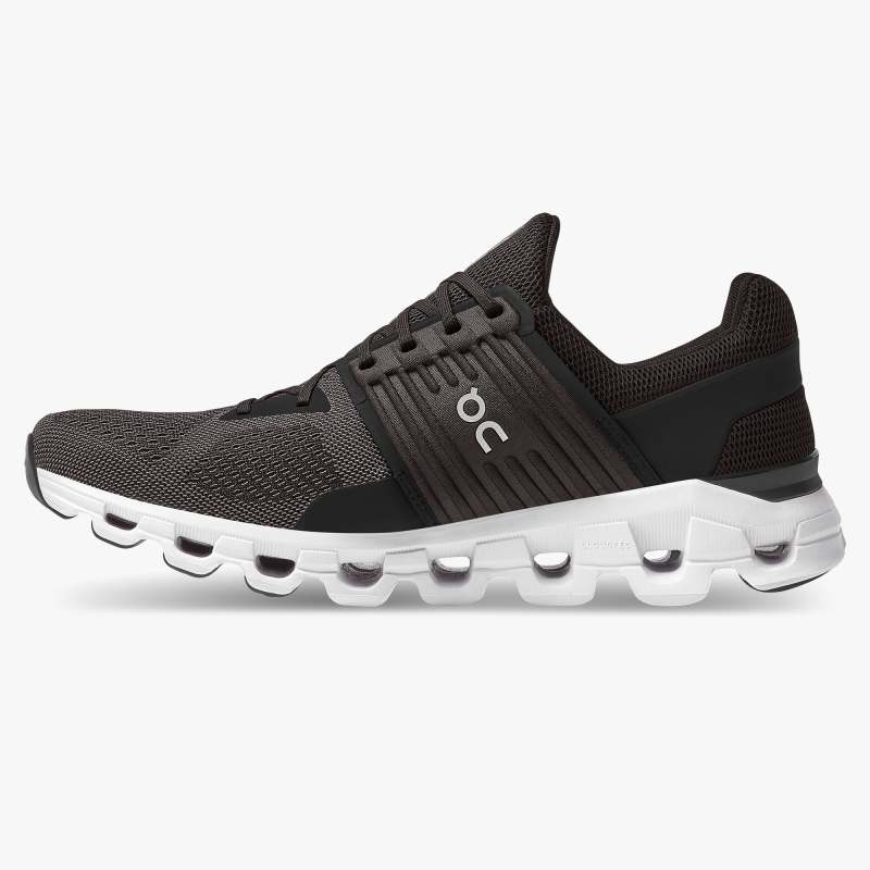 On Running Shoes Men's Cloudswift-Black | Rock - Click Image to Close