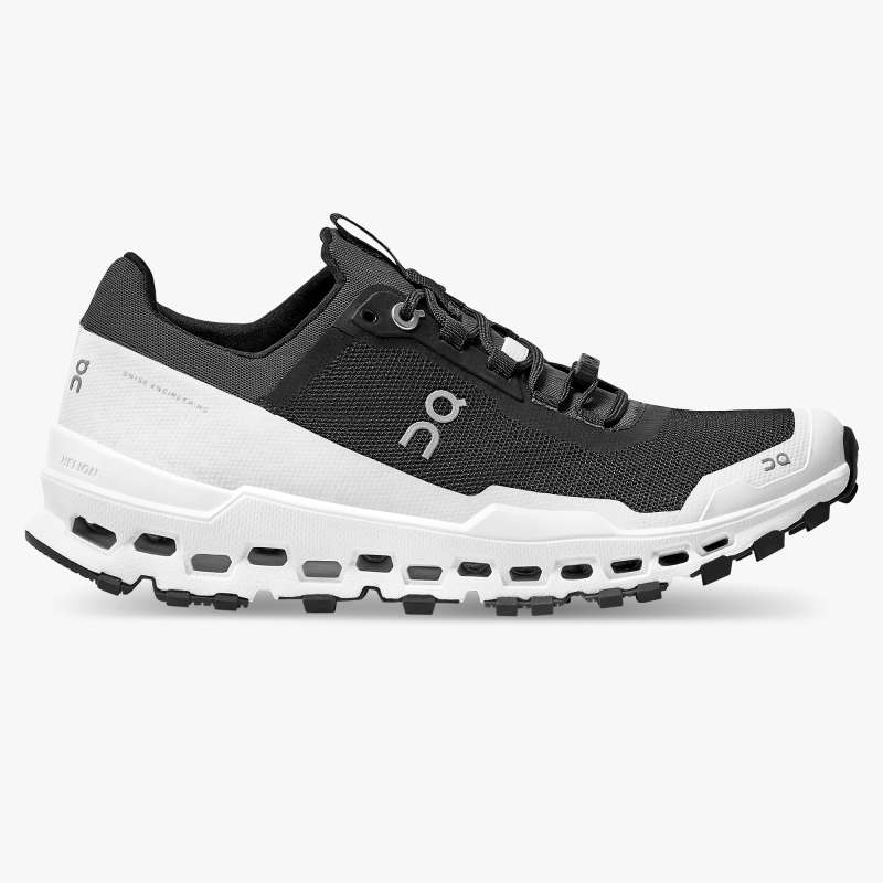 On Running Shoes Women's Cloudultra-Black | White - Click Image to Close