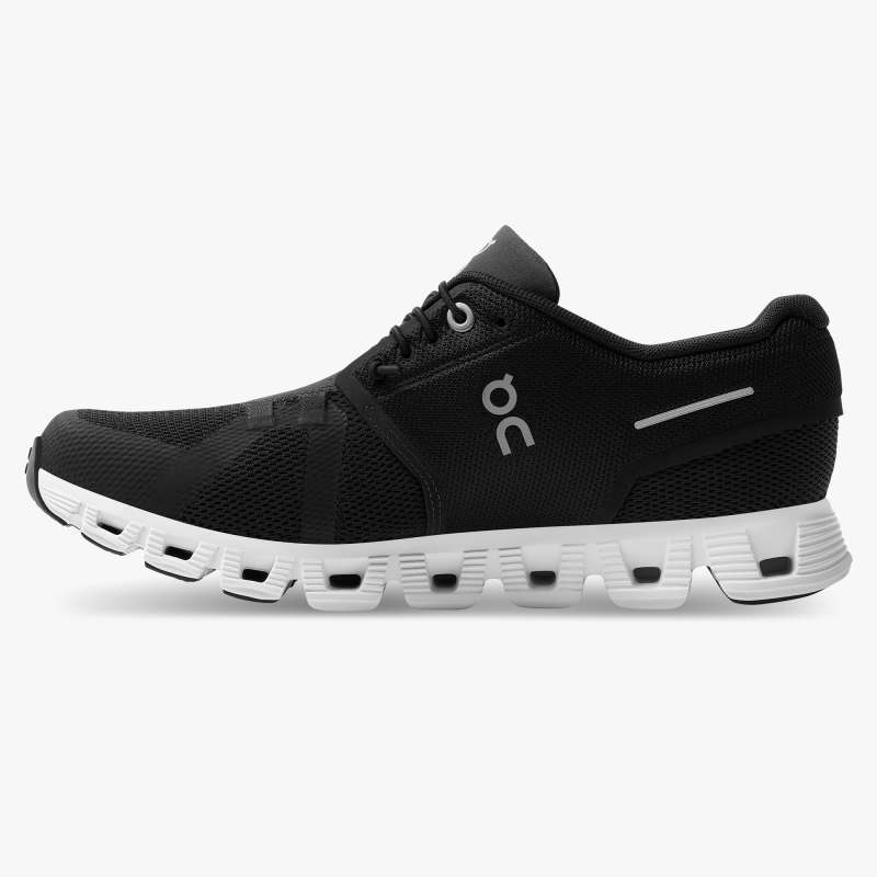 On Running Shoes Women's Cloud 5-Black | White - Click Image to Close