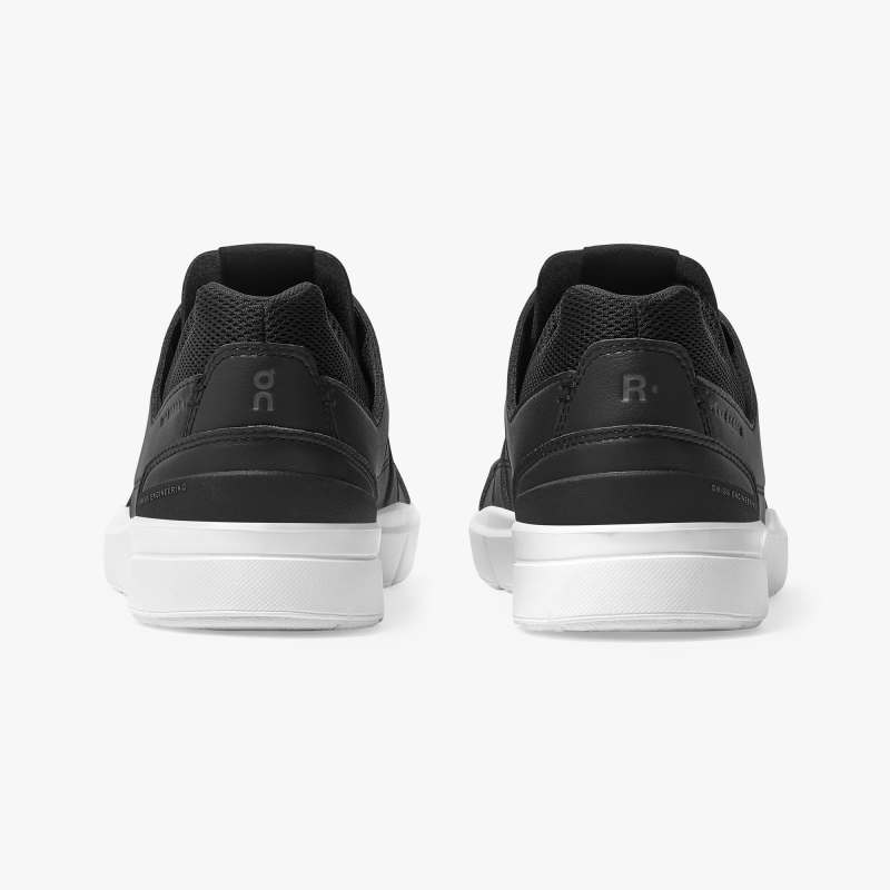 On Running Shoes Women's THE ROGER Clubhouse-Black | White - Click Image to Close