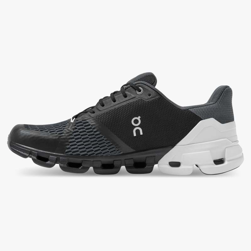 On Running Shoes Men's Cloudflyer Wide-Black | White - Click Image to Close